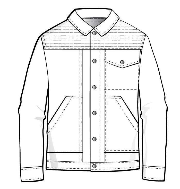 男裝夾克外套款式設(shè)計與服裝設(shè)計要點